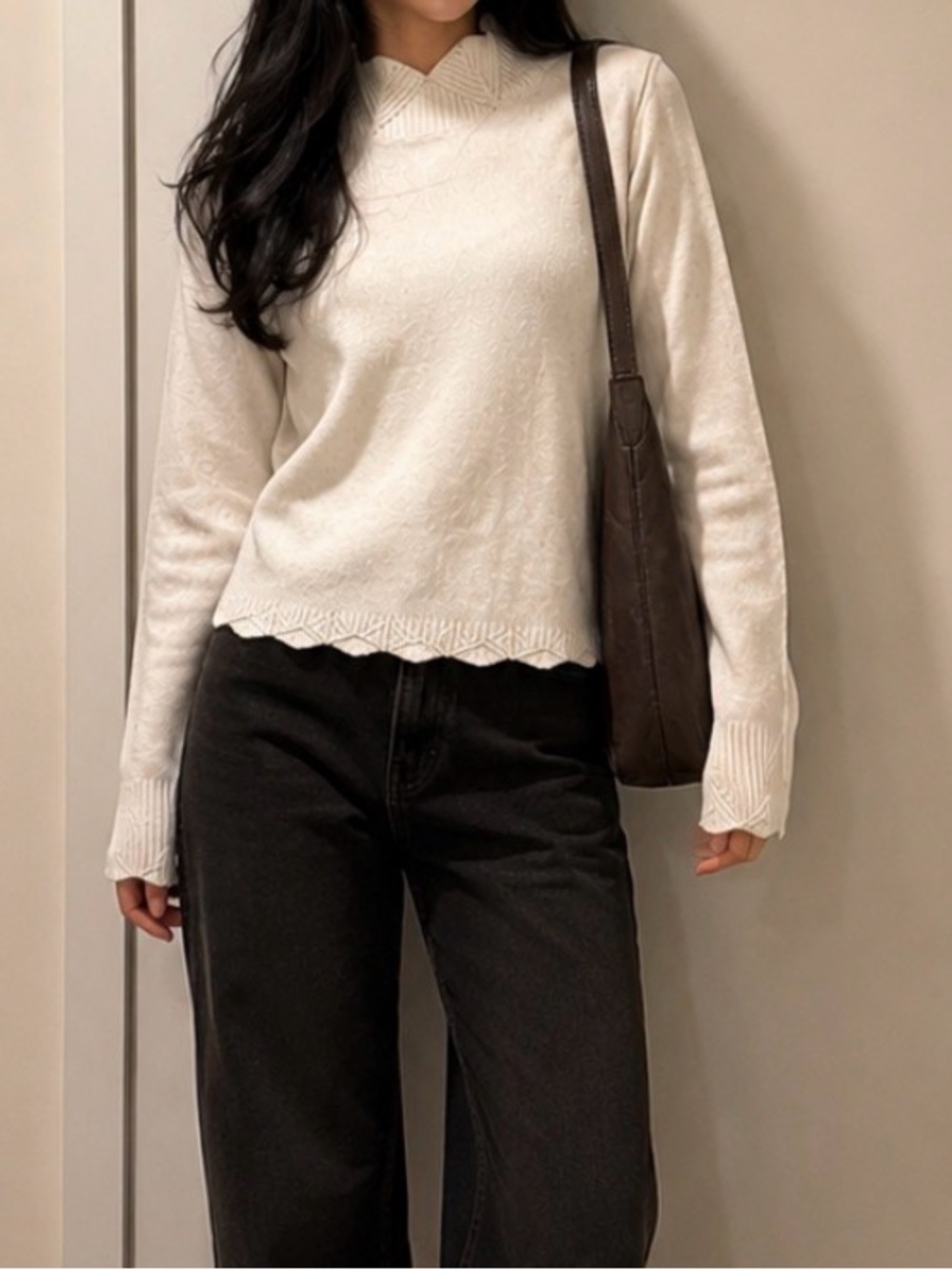 A New Day Cable Knit Turtle neck Sweater